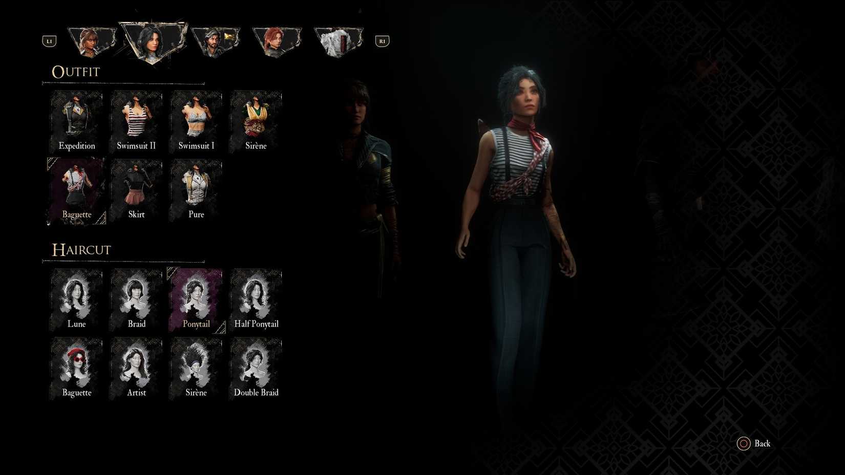 Outfit Baguette untuk Lune di Clair Obscur Expedition 33