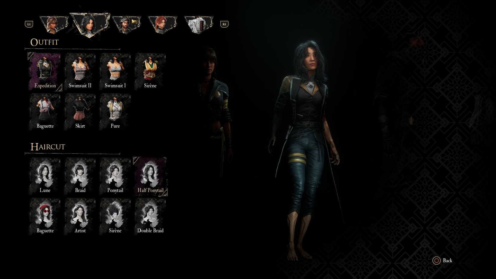 Haircut Half Ponytail untuk Lune di Clair Obscur Expedition 33