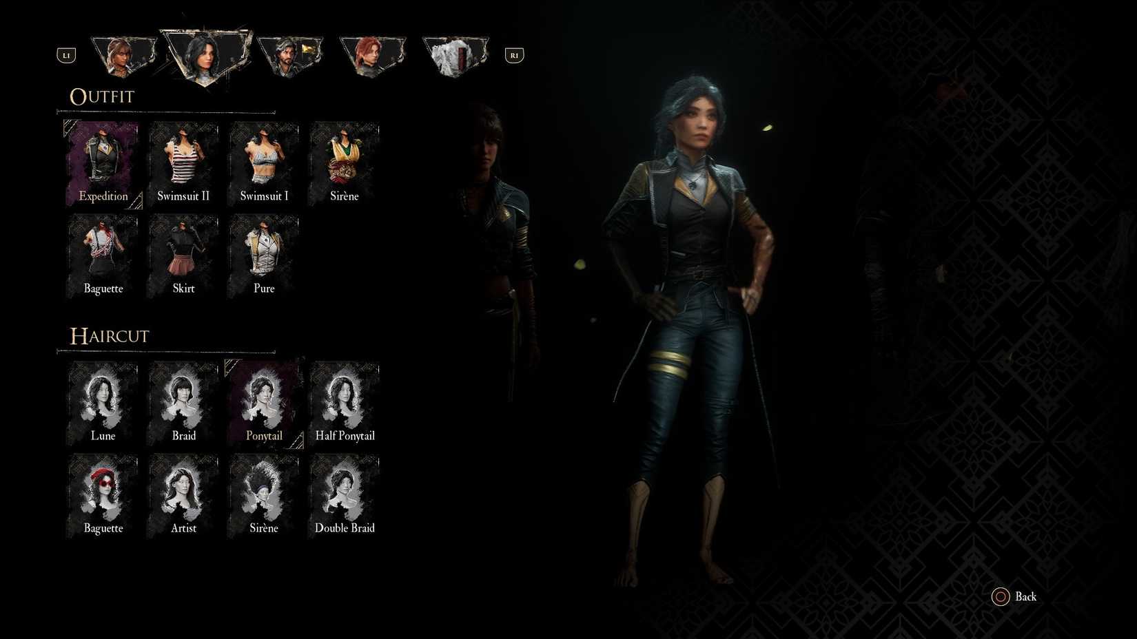 Haircut Ponytail untuk Lune di Clair Obscur Expedition 33