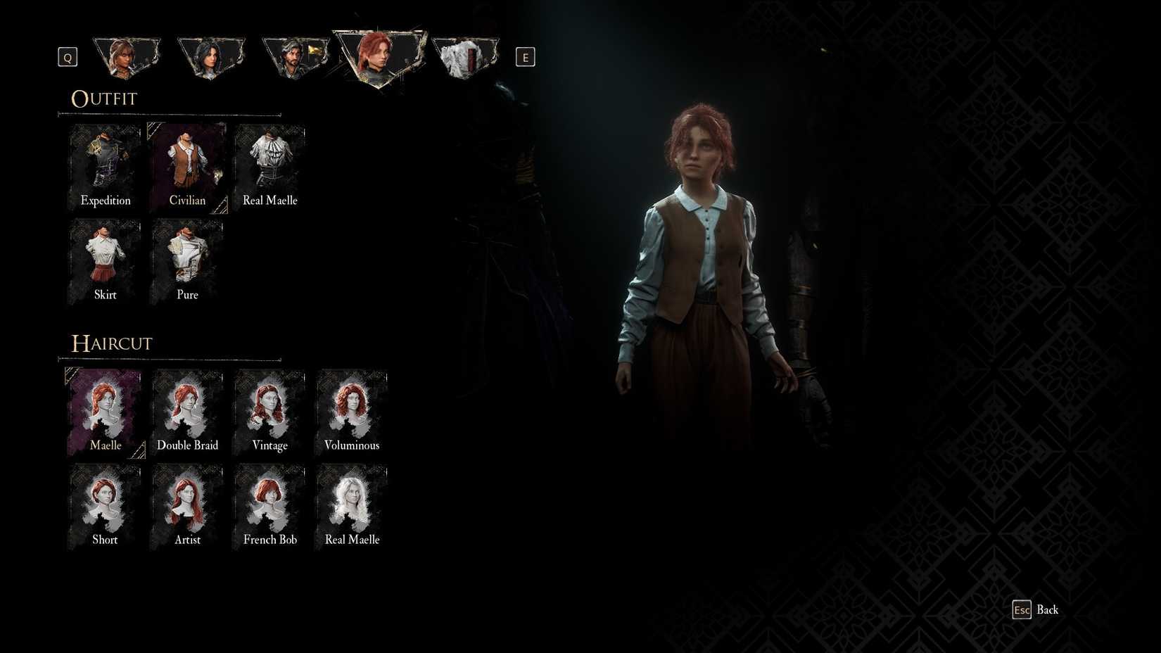 Outfit Civilian untuk Maelle di Clair Obscur Expedition 33