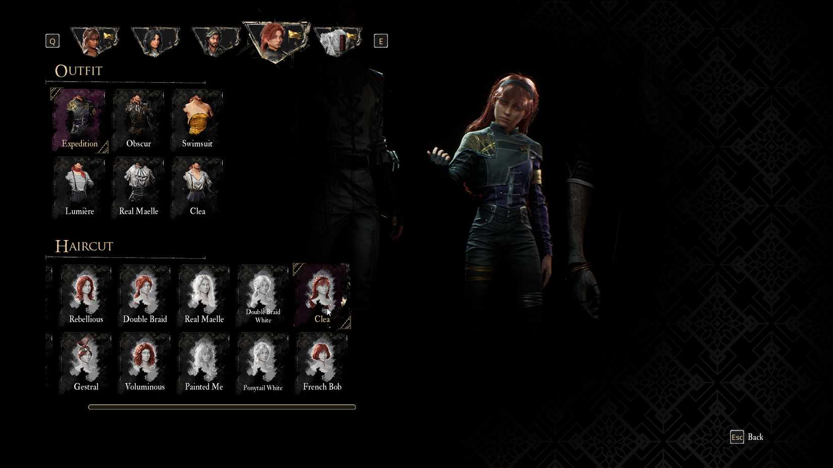 Haircut Clea untuk Maelle di Clair Obscur Expedition 33