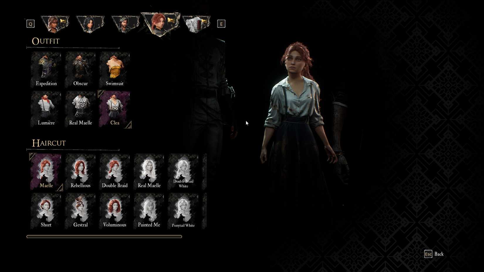 Outfit Clea untuk Maelle di Clair Obscur Expedition 33