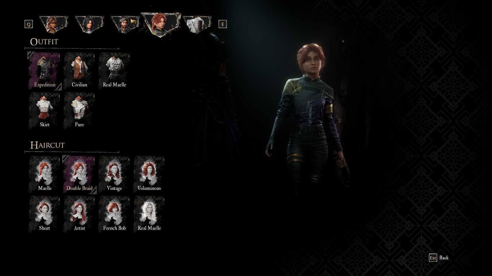 Haircut Double Braid untuk Maelle di Clair Obscur Expedition 33