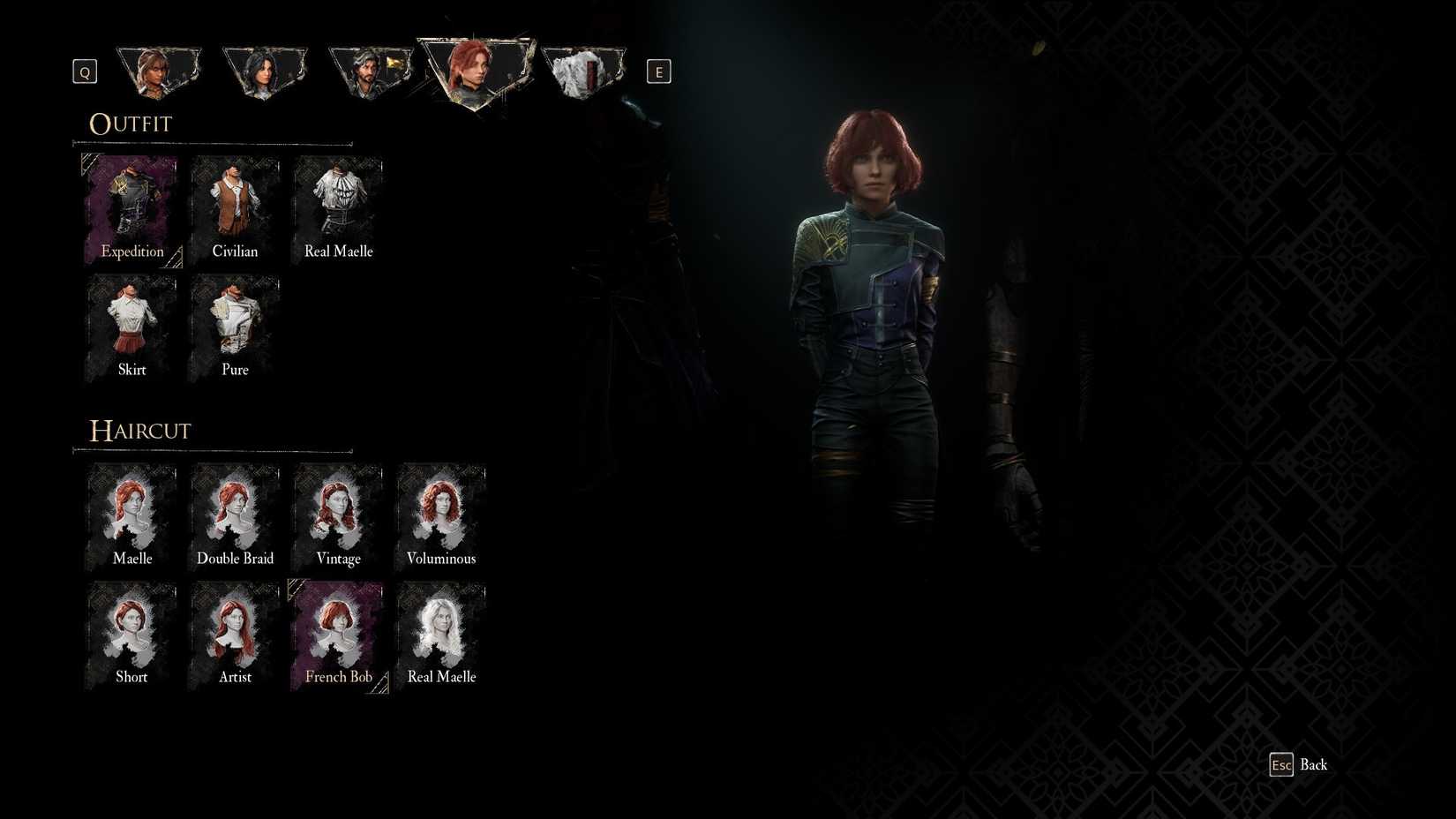 Haircut French Bob untuk Maelle di Clair Obscur Expedition 33