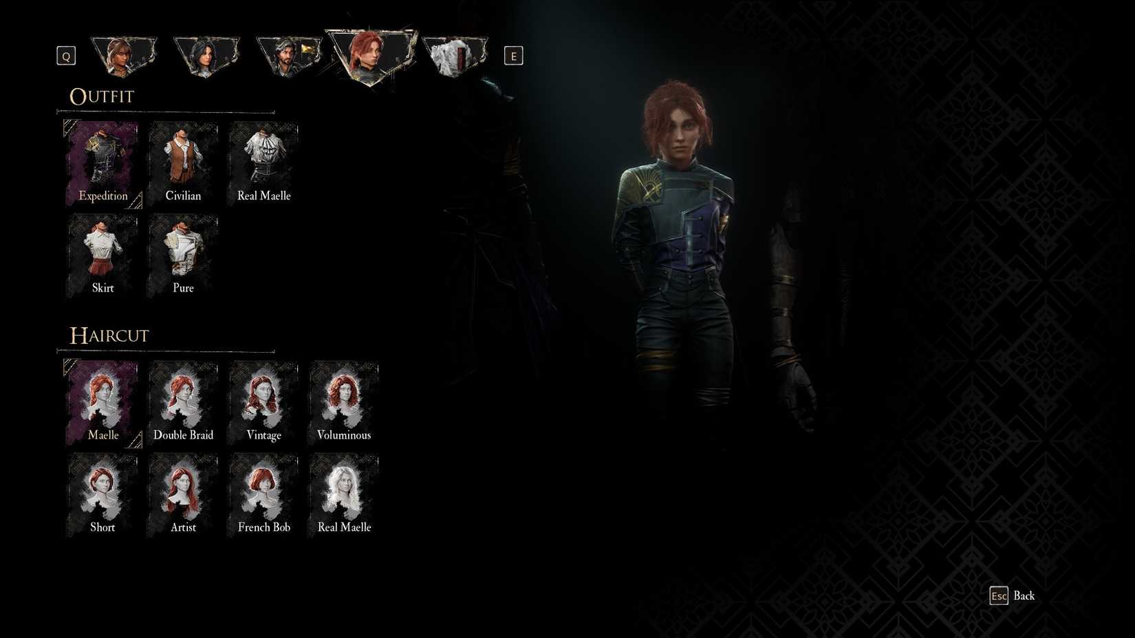 Haircut default Maelle di Clair Obscur Expedition 33