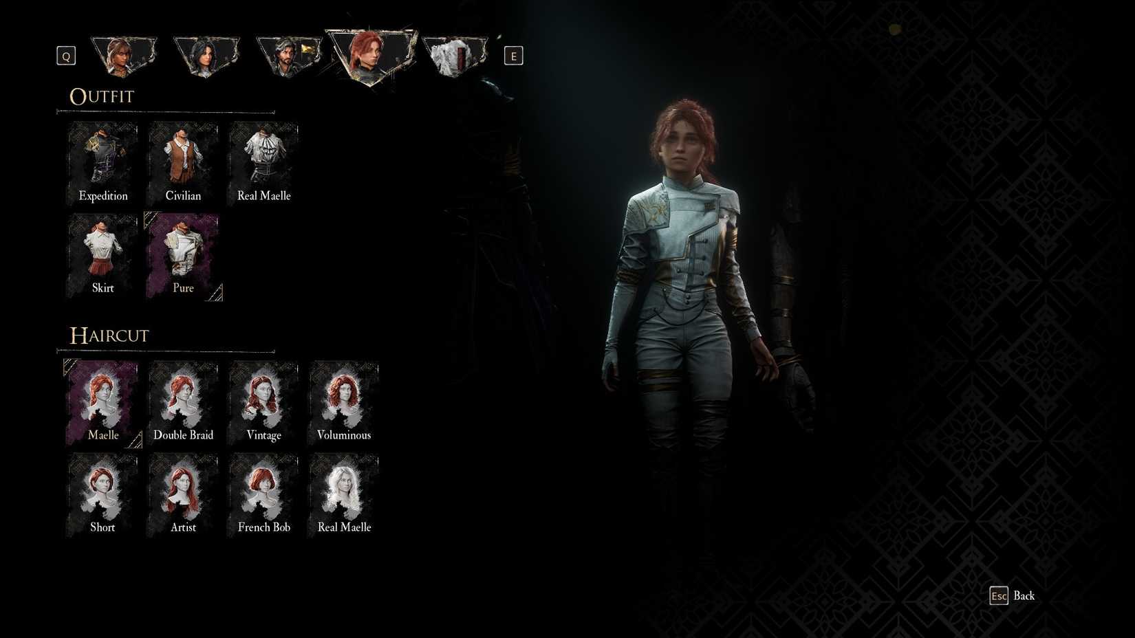 Outfit Pure untuk Maelle di Clair Obscur Expedition 33