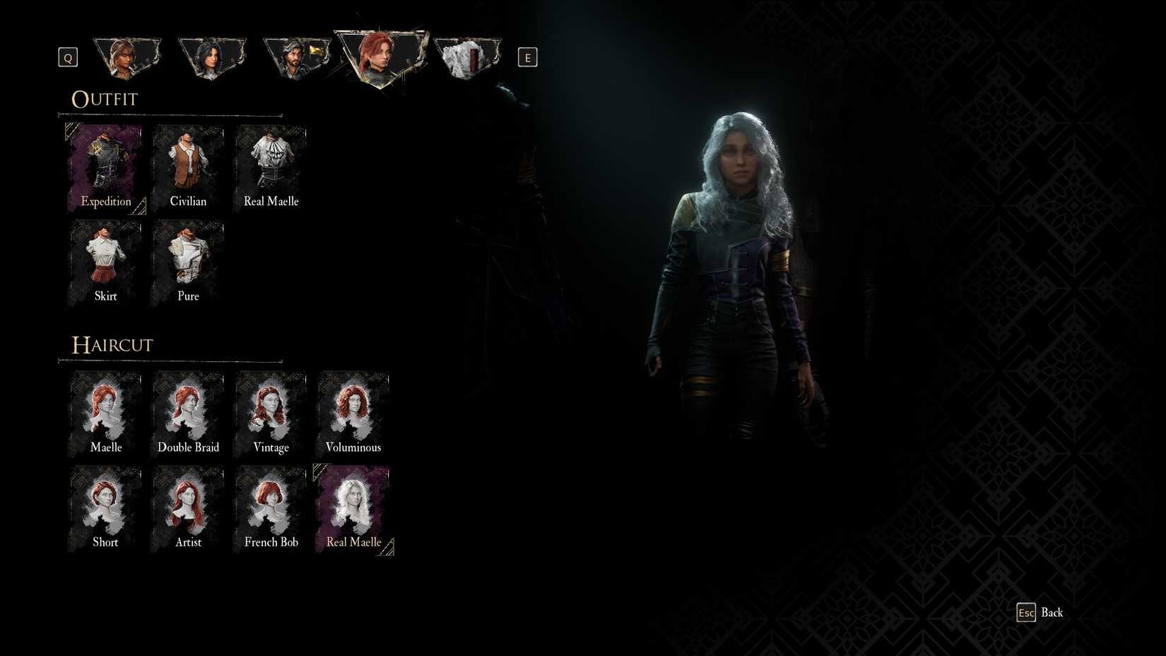 Haircut Real Maelle di Clair Obscur Expedition 33