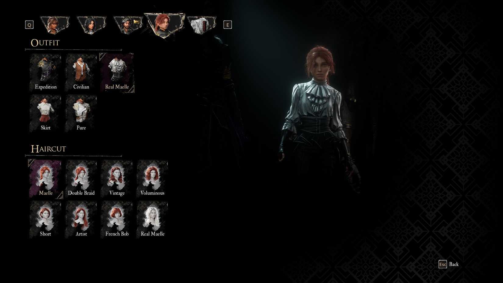 Outfit Real Maelle di Clair Obscur Expedition 33