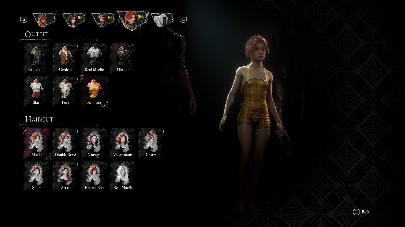 Outfit Swimsuit untuk Maelle di Clair Obscur Expedition 33