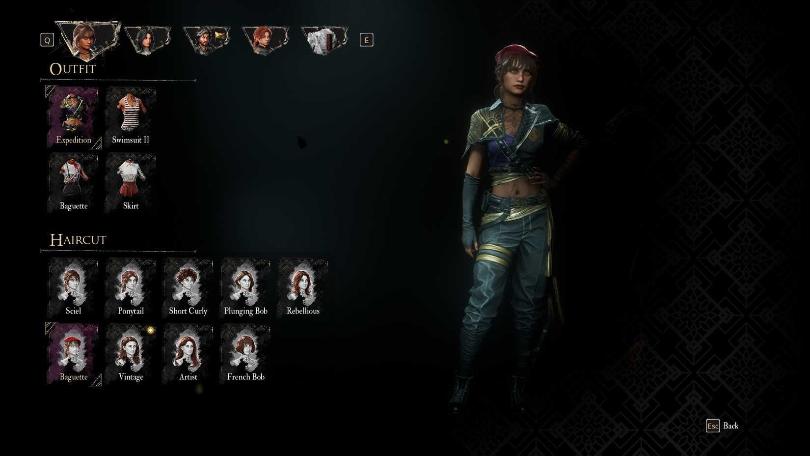 Haircut Baguette untuk Sciel di Clair Obscur Expedition 33