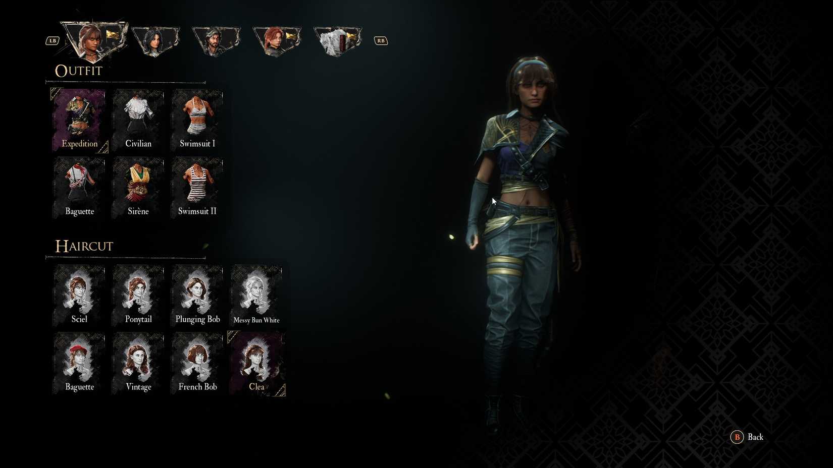 Haircut Clea untuk Sciel di Clair Obscur Expedition 33