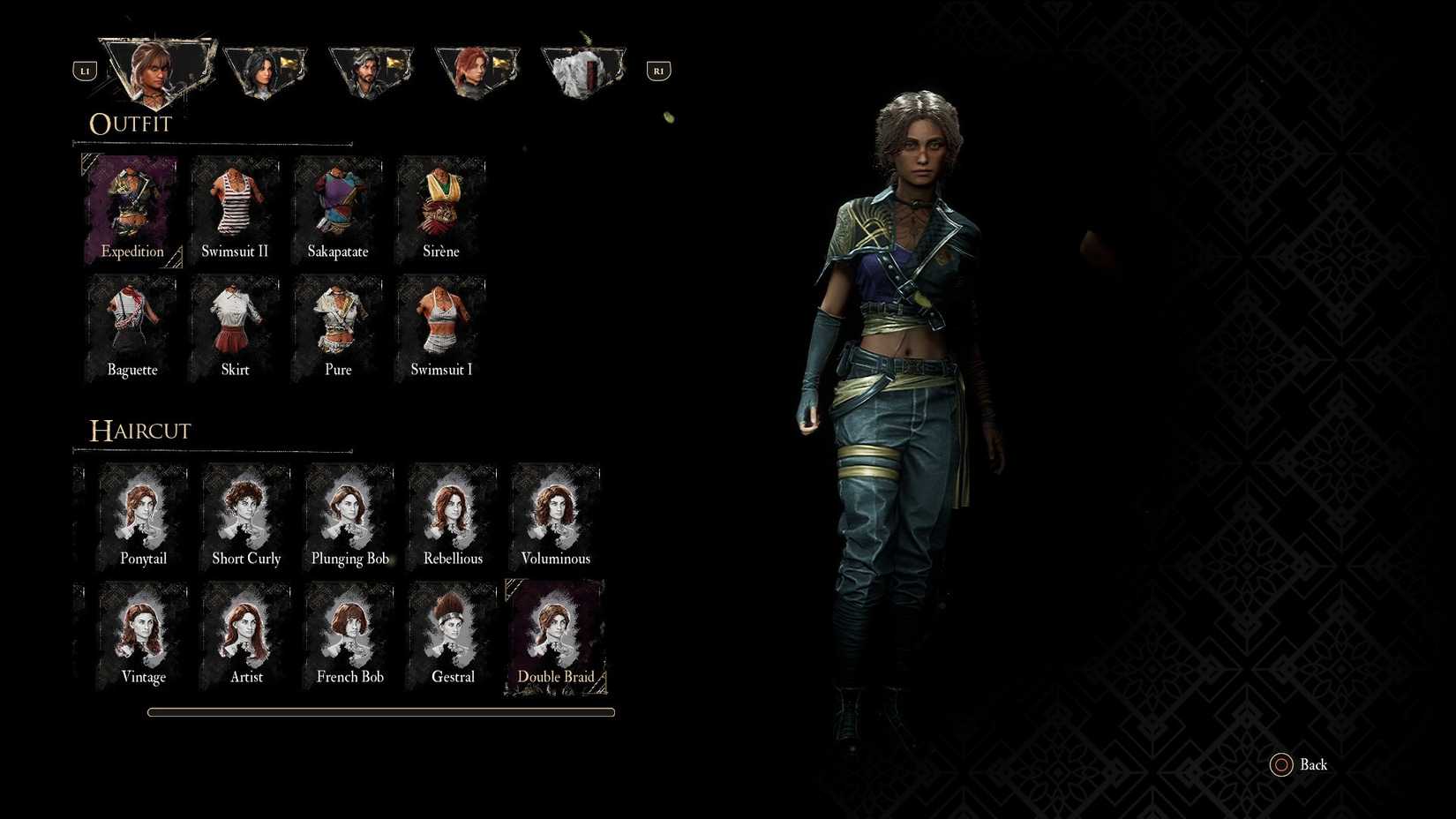 Haircut Double Braid untuk Sciel di Clair Obscur Expedition 33