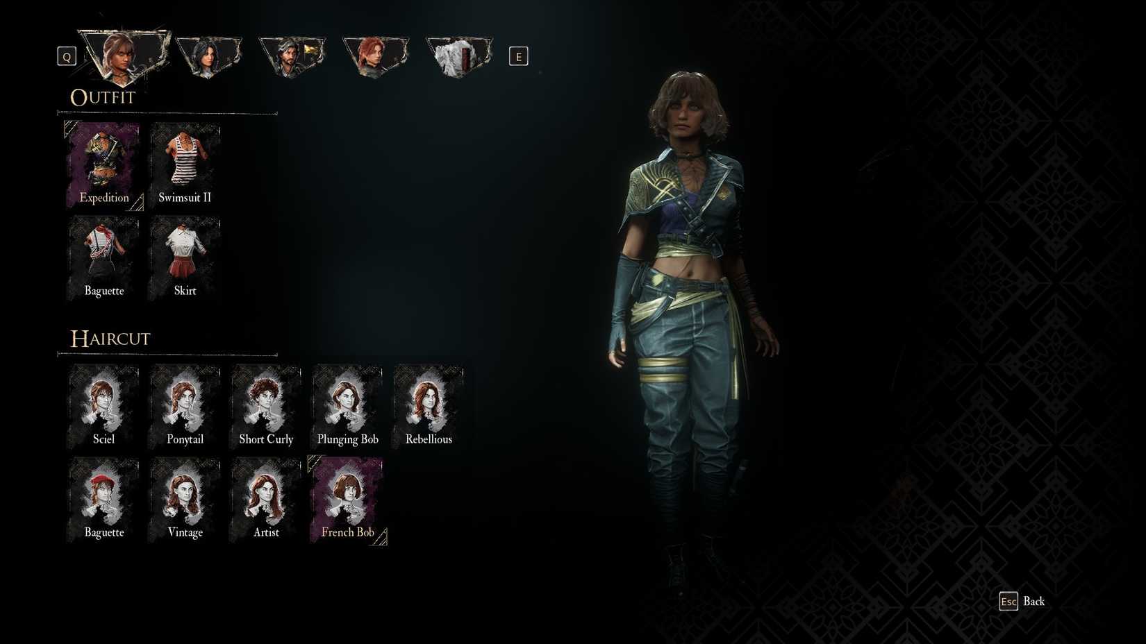 Haircut French Bob untuk Sciel di Clair Obscur Expedition 33