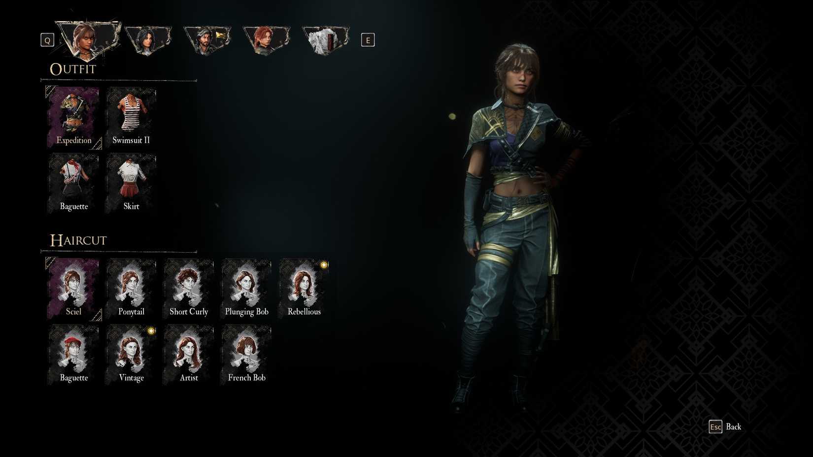 Haircut default Sciel di Clair Obscur Expedition 33