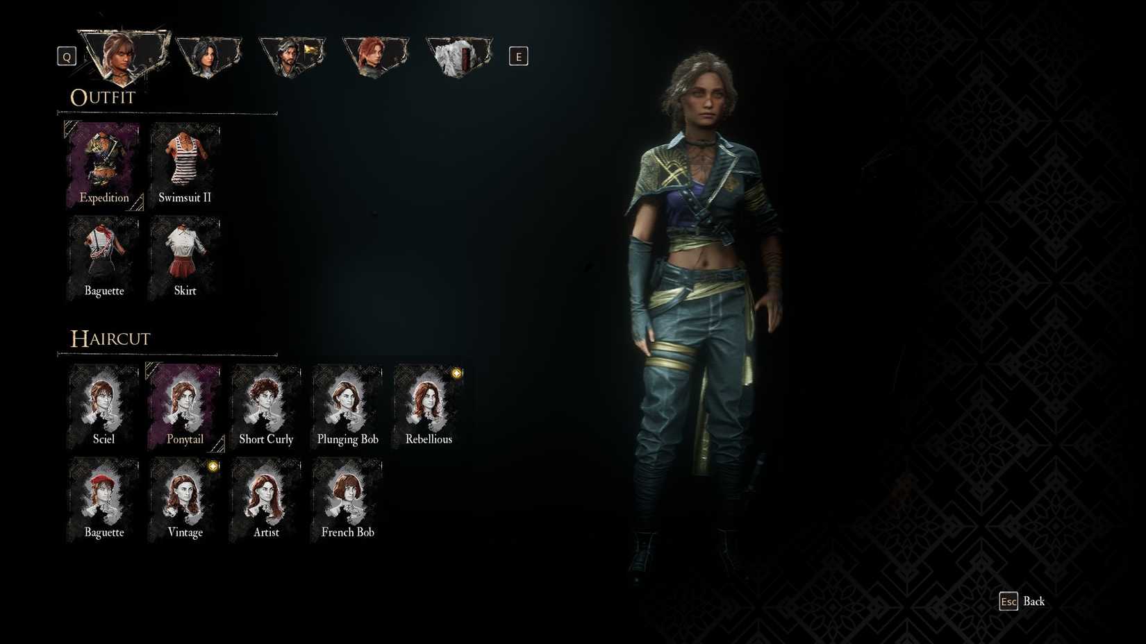 Haircut Ponytail untuk Sciel di Clair Obscur Expedition 33