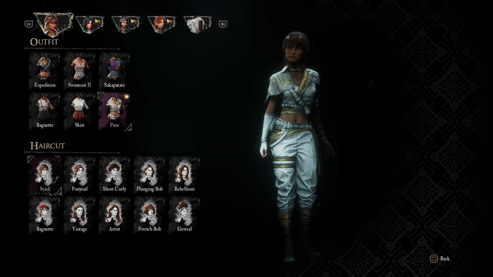 Outfit Pure untuk Sciel di Clair Obscur Expedition 33