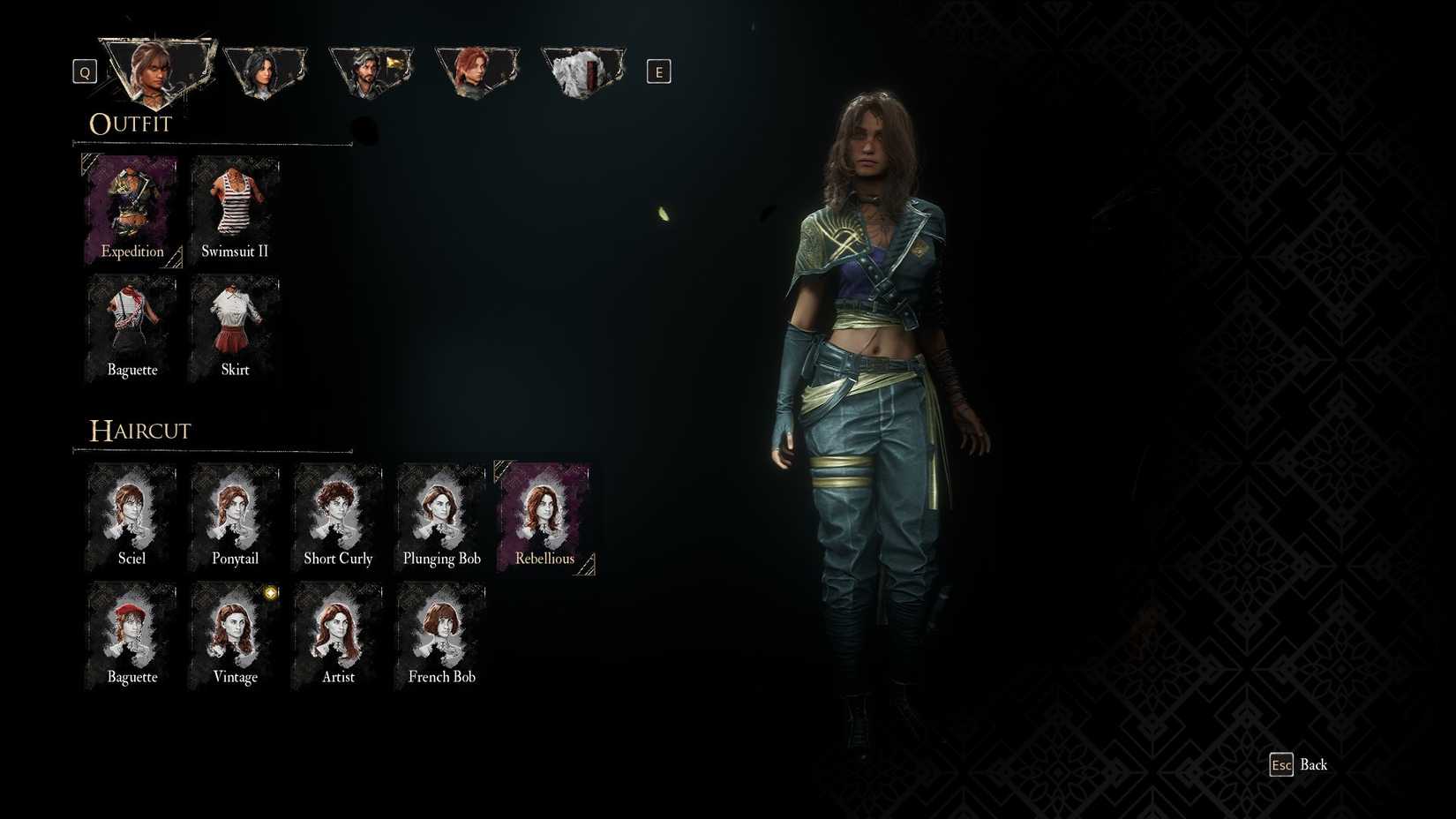 Haircut Rebellious untuk Sciel di Clair Obscur Expedition 33