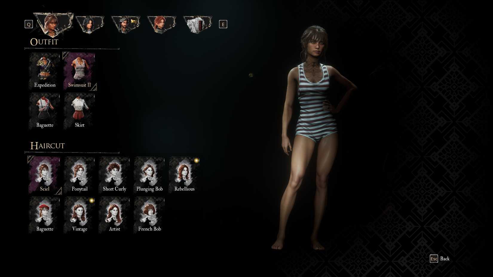 Outfit Swimsuit II untuk Sciel di Clair Obscur Expedition 33