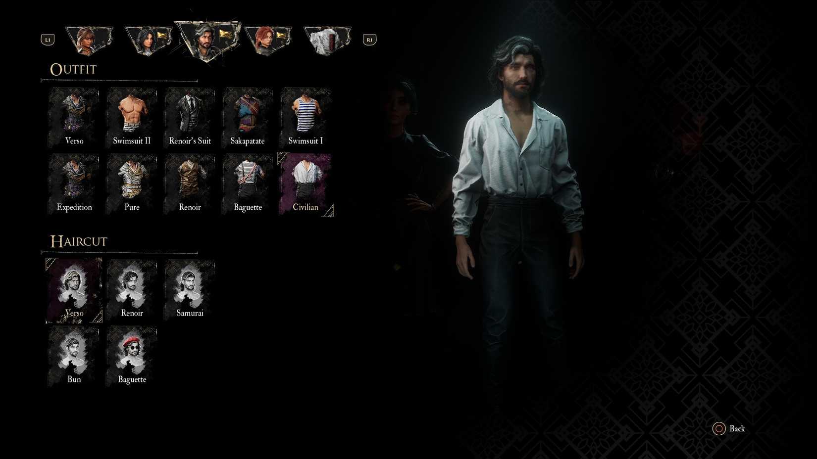 Outfit Civilian untuk Verso di Clair Obscur Expedition 33