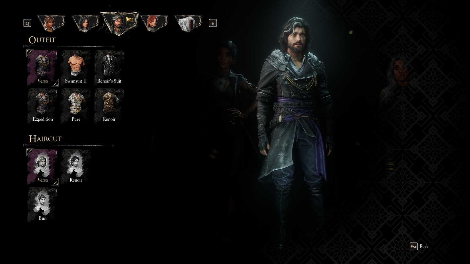 Outfit default Verso di Clair Obscur Expedition 33