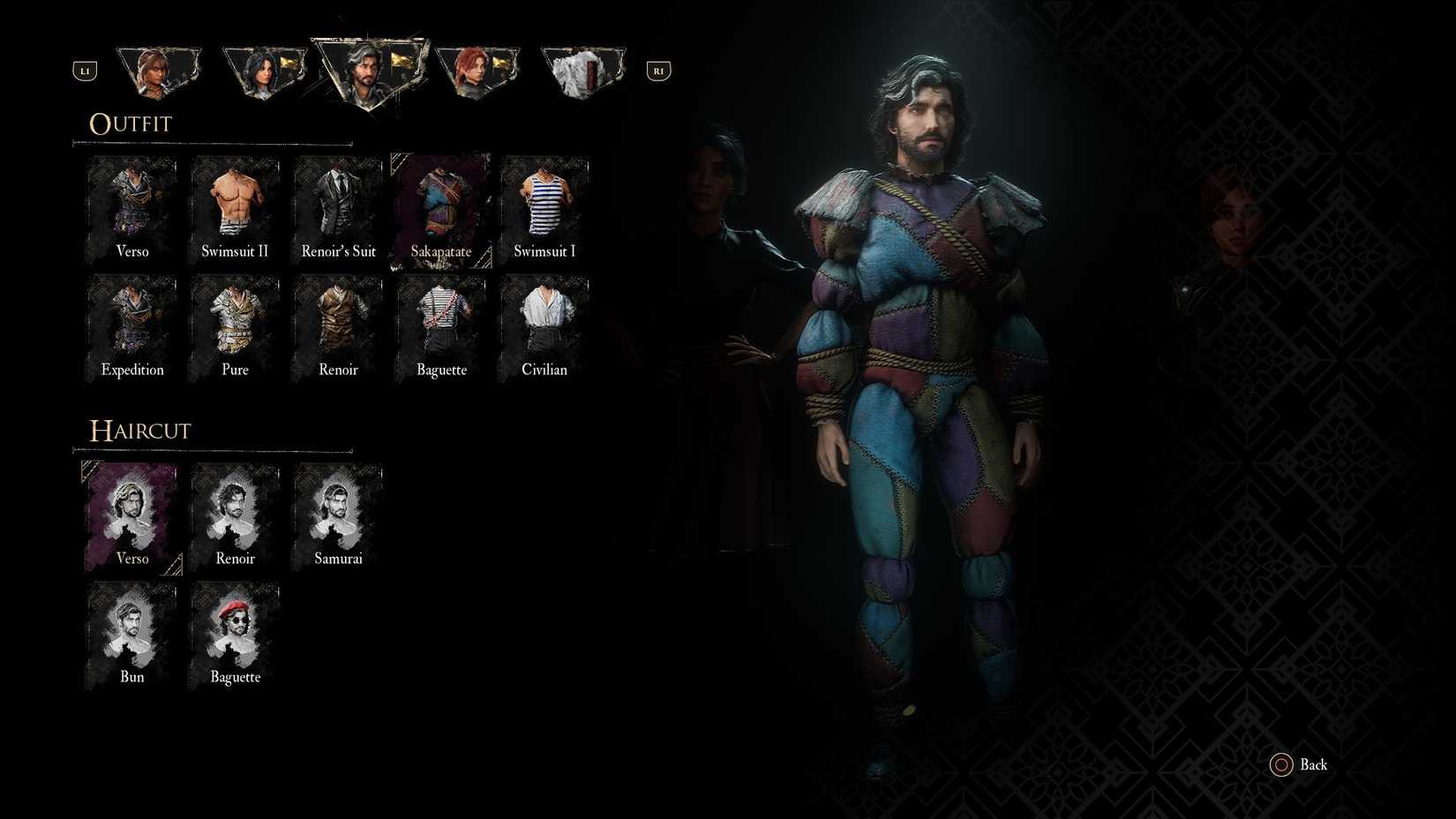 Outfit Sakapatate untuk Verso di Clair Obscur Expedition 33