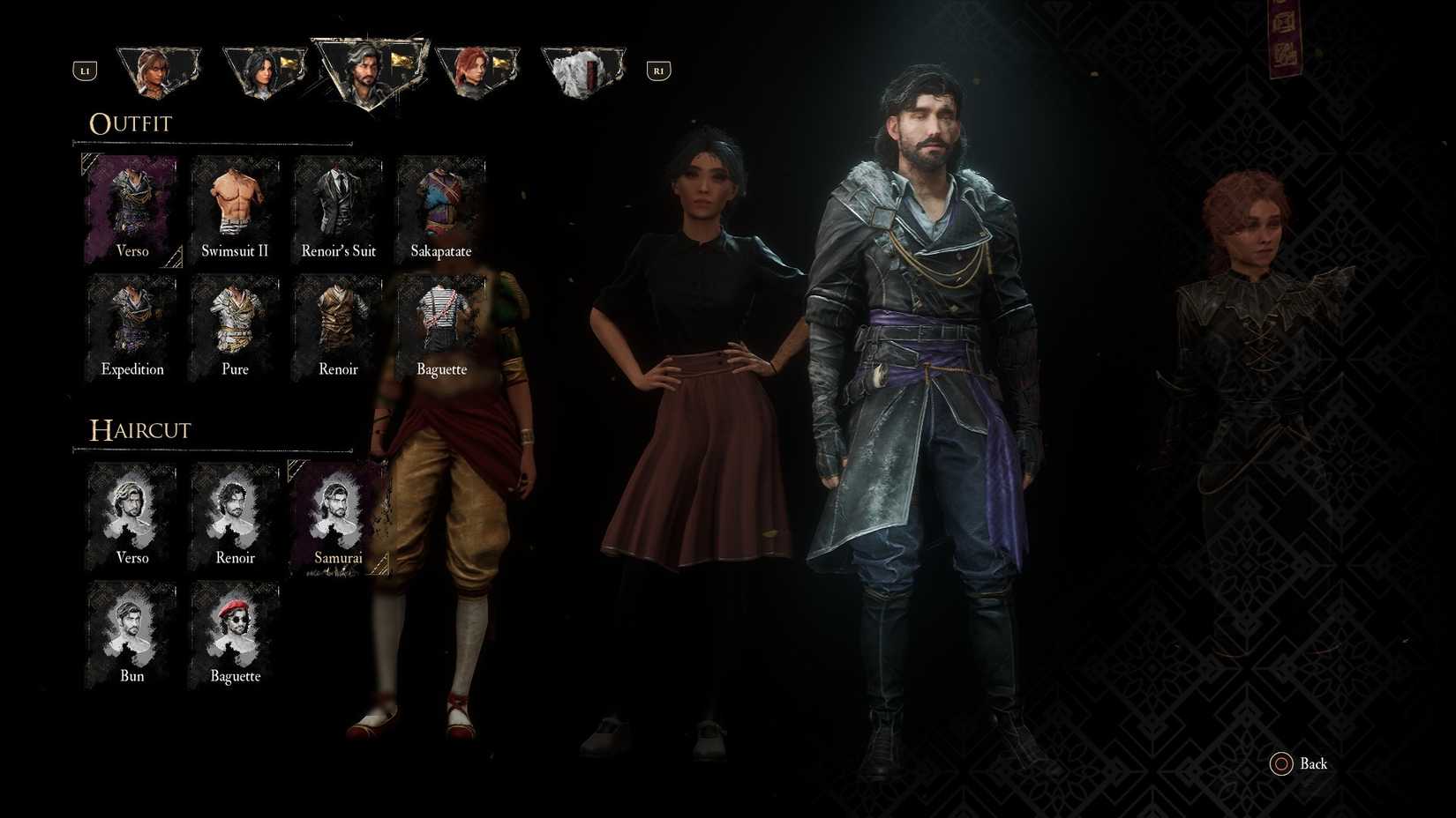 Haircut Samurai untuk Verso di Clair Obscur Expedition 33