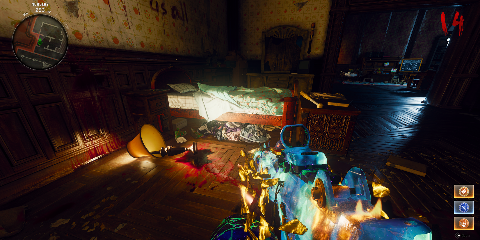 clothes under the bed