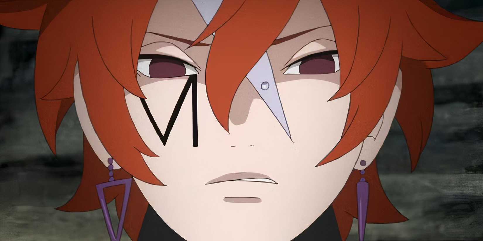 Code in Boruto with his face tattoo.