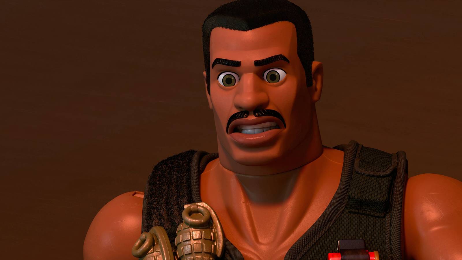 combat carl in Toy Story 