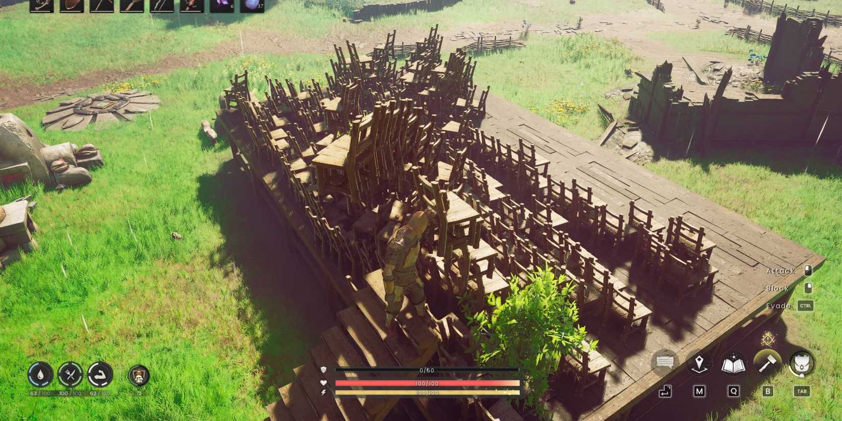 construction skill xp farm in runescape dragonwilds