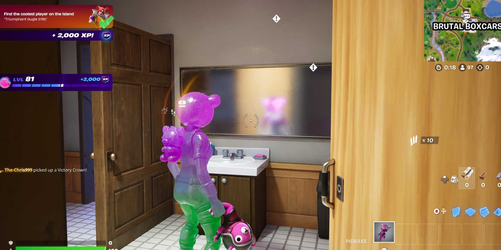 coolest player on the island fortnite