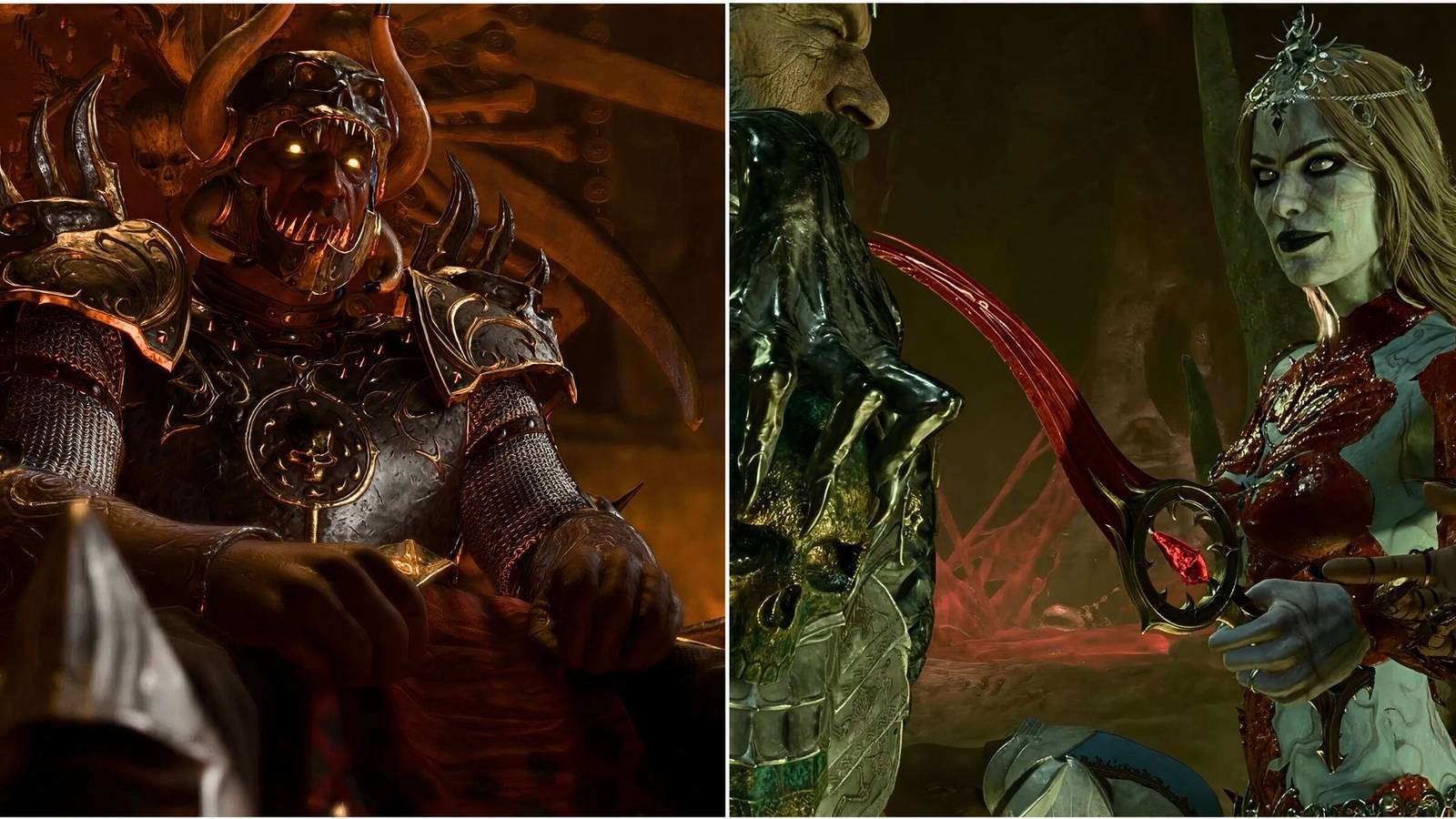 Sarevok Anchev and Orin from Baldur's Gate 3