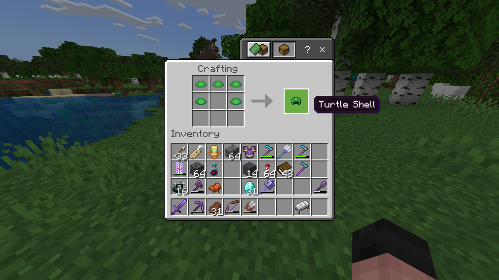 Making A Turtle Shell How to Get the Turtle Shell Helmet in Minecraft