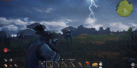 crosswind aiming at monster