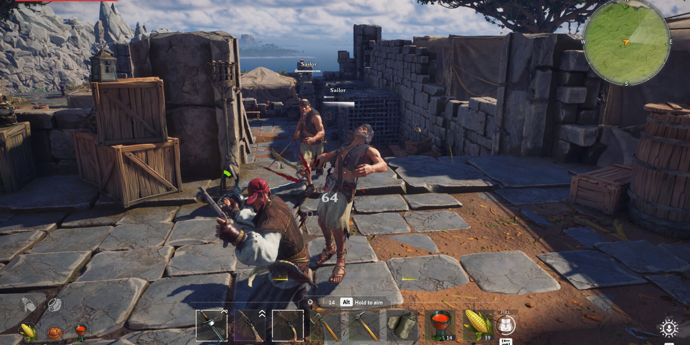 crosswind melee combat