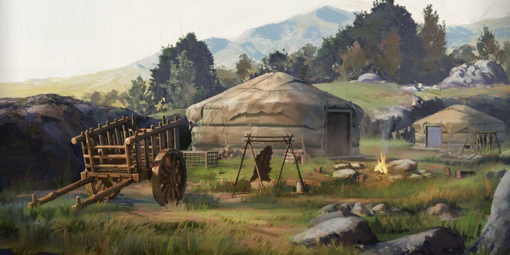 Crusader Kings 3 Khans of the Steppe DLC Yurt