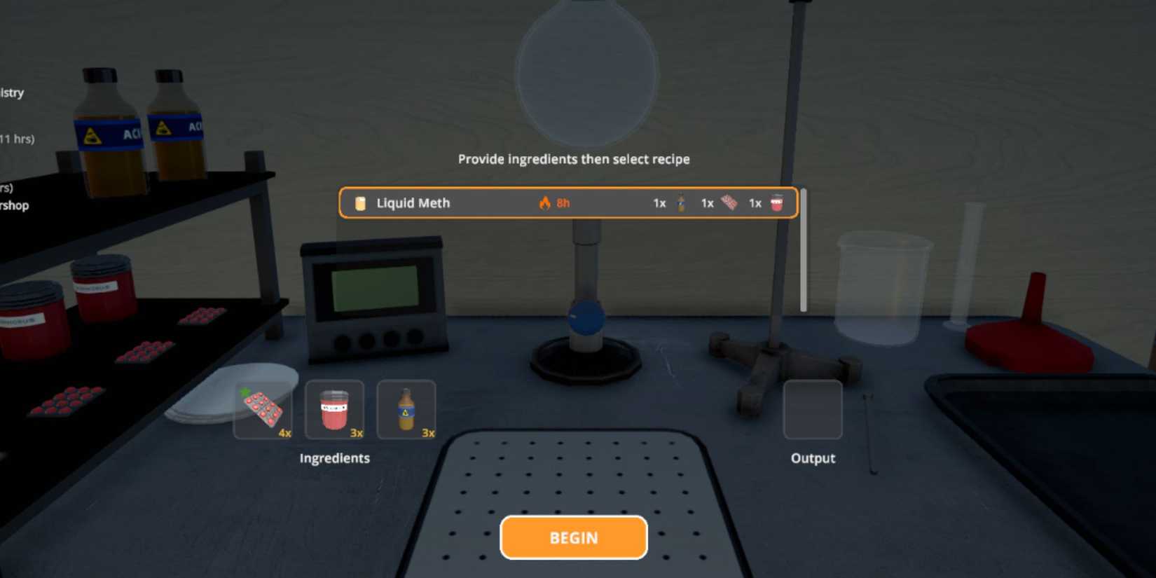 Passo 1: Desbloqueia a receita e os equipamentos
