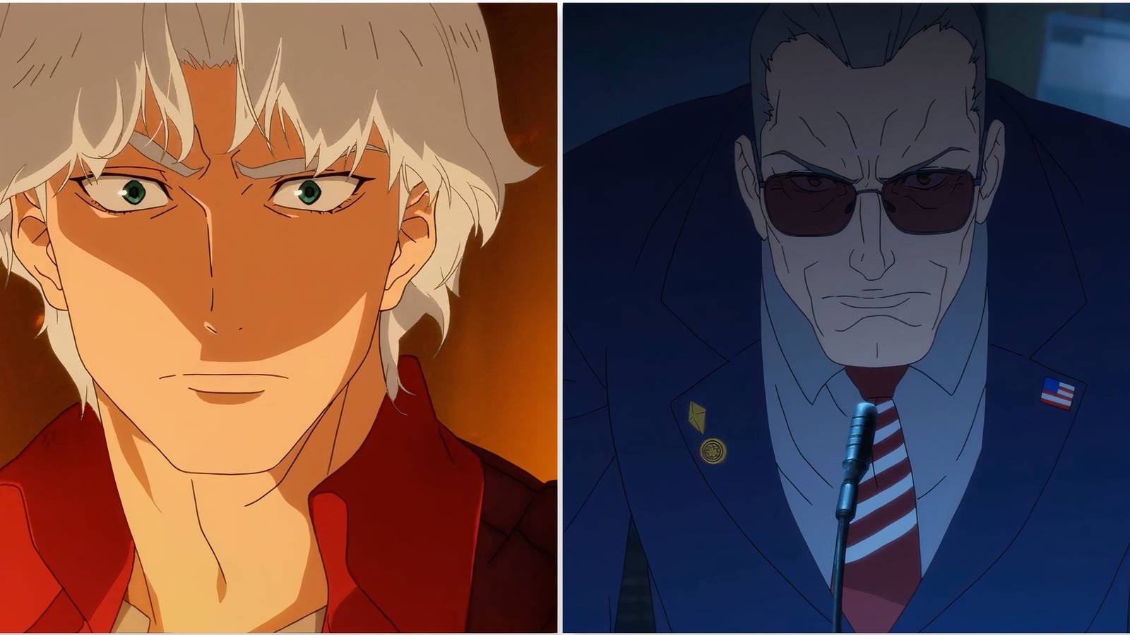 Dante and Baines in Netflix’s Devil May Cry