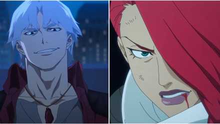 Dante and Lucia from Netflix's Devil May Cry