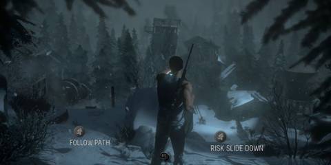 Players making a decison for Mike in Until Dawn