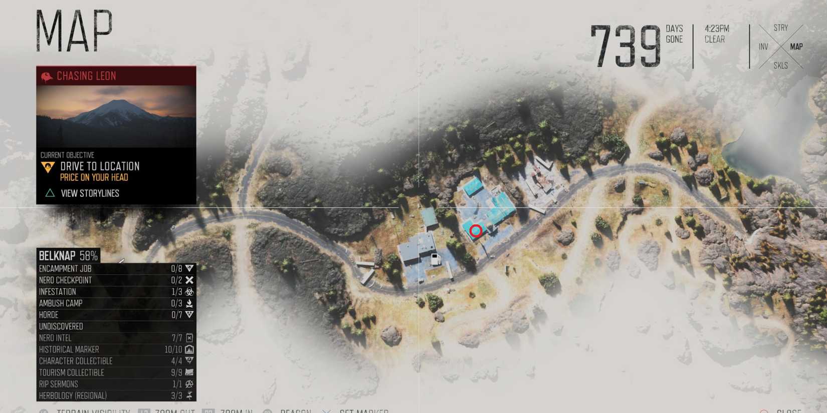 days gone frontier motel safe location