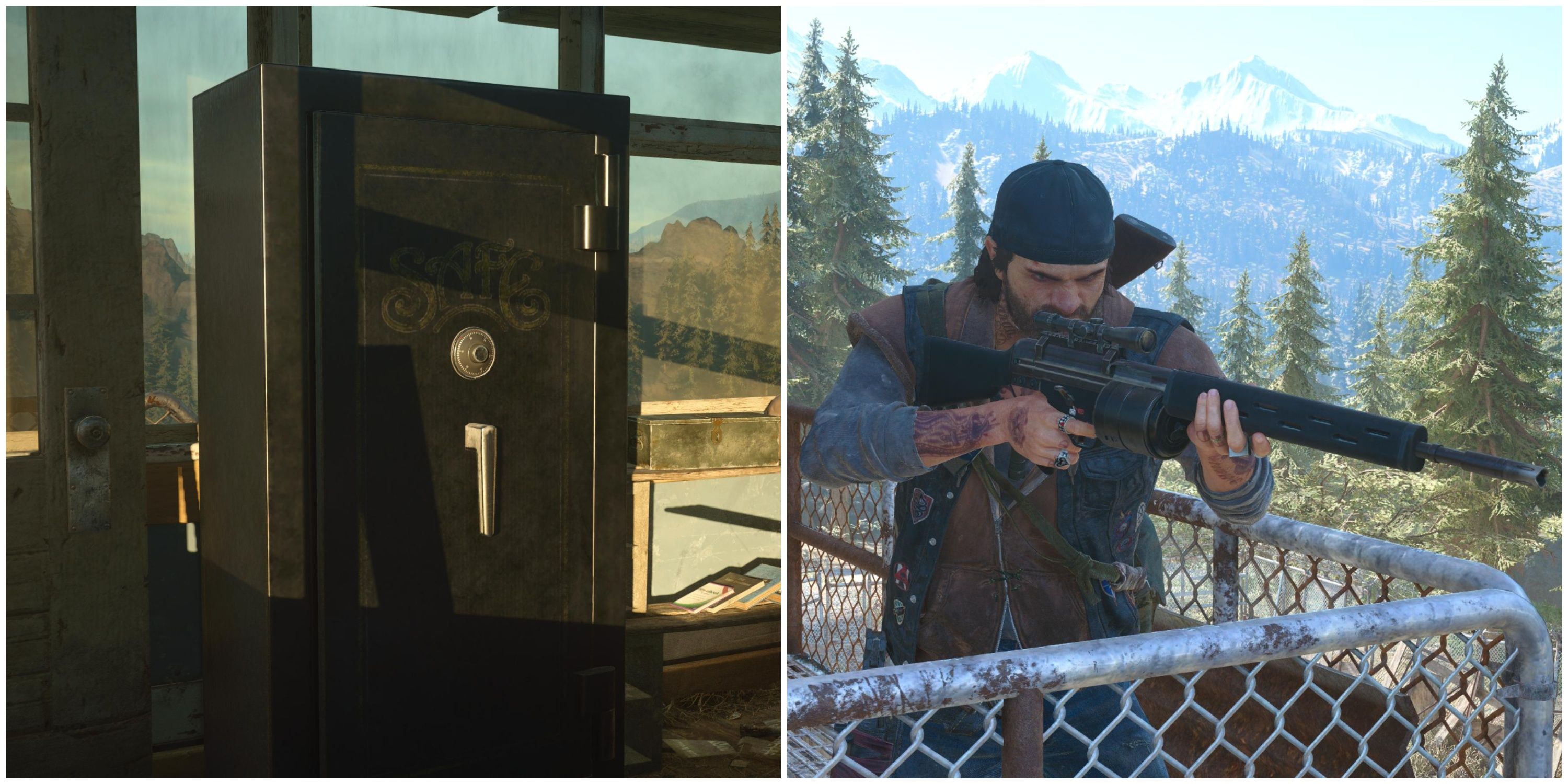 Daytime places for a locker for weapons