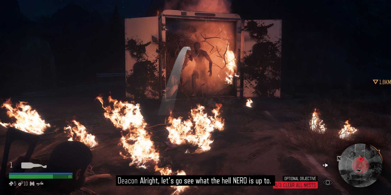 Days Gone Remastered Freaker Nest Molotov