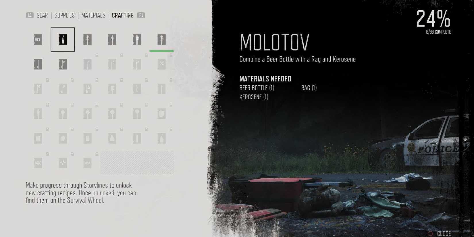 Days Gone Remastered Kerosene Molotov Recipe