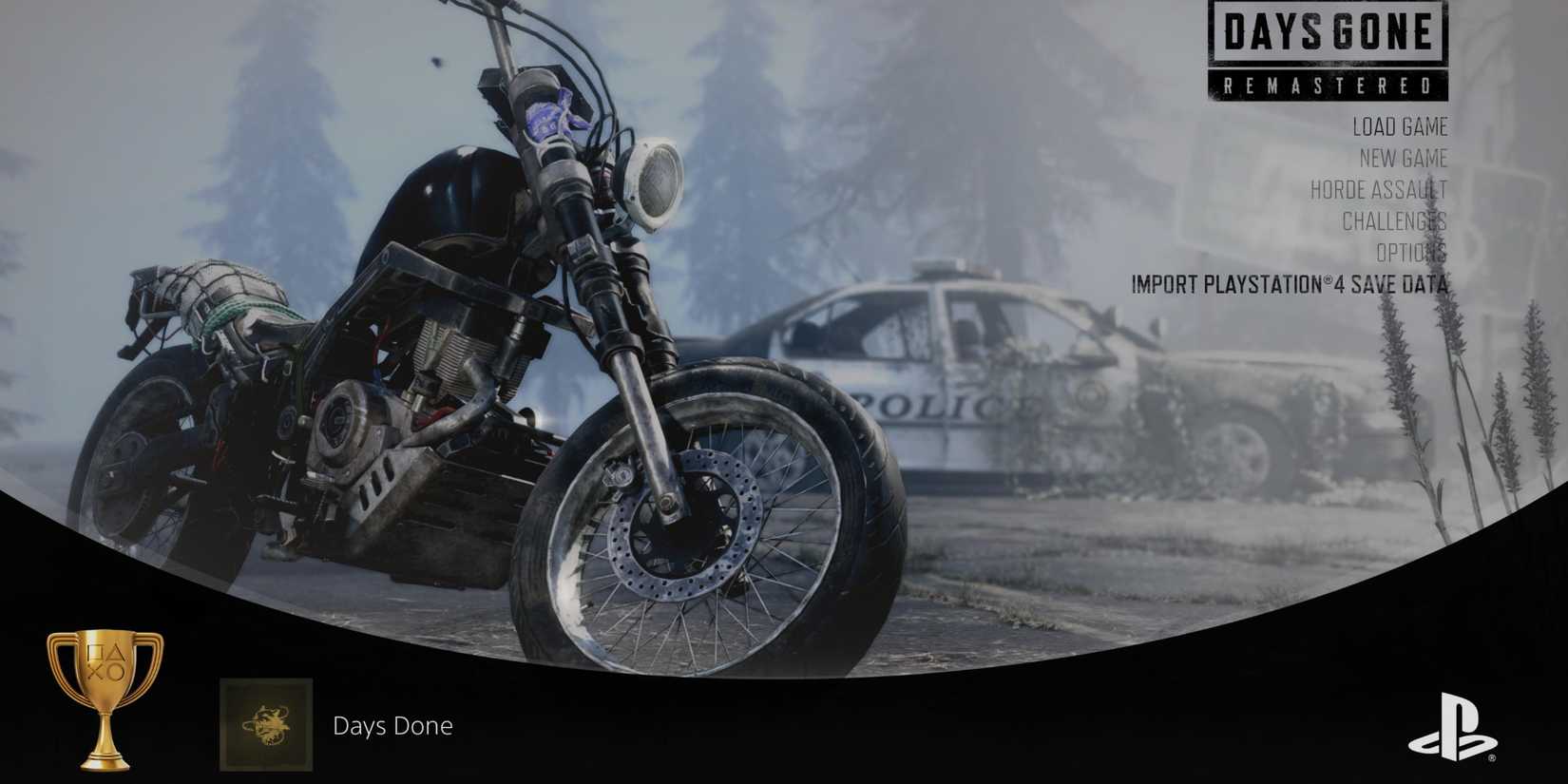 days gone remastered complete story trophy