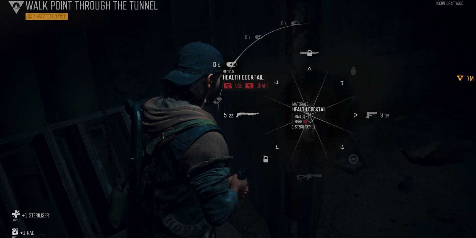 days gone remastered crafting menu