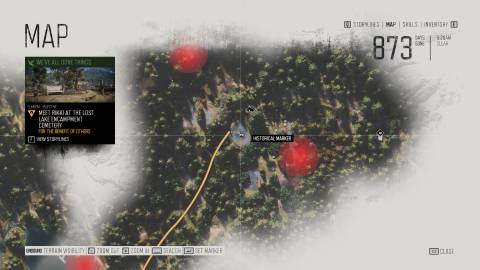 days gone historical marker 1 on map