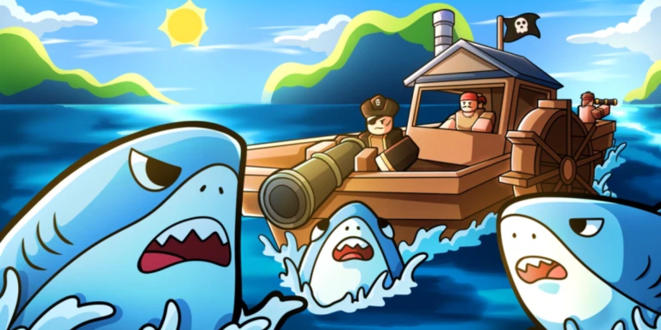 Dead Seas characters and sharks