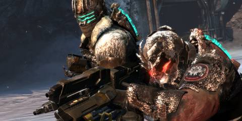 Isaac Clarke and John Carver in Dead Space 3