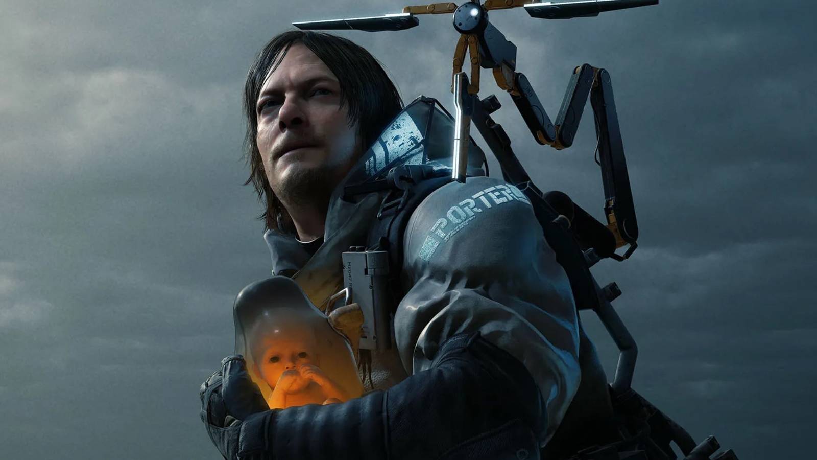 sam porter bridges holding lou in Death Stranding